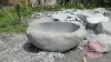 Product image 2 of the product “Riverstone basin, natural surface, polished inside. Dia approx 151-160cm Height 61-70cm ”